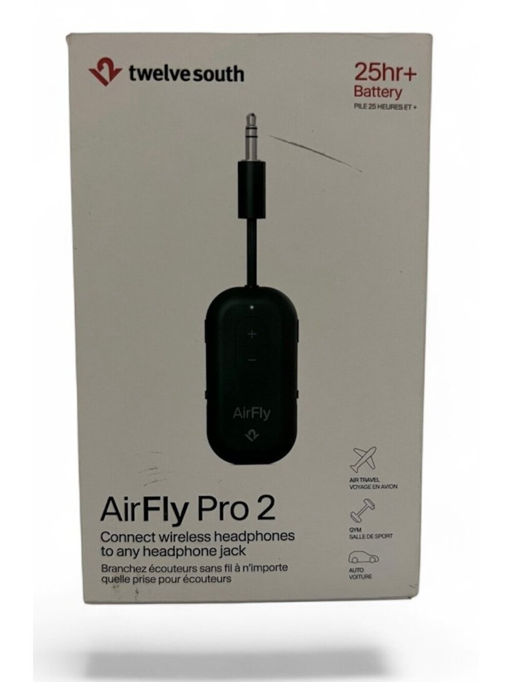 Twelve South AirFly Pro 2 Bluetooth Adapter 3.5mm AUX for Cars, Boats